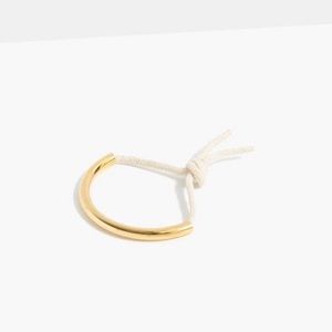 🆕 NWT Madewell Maslo Age Bracelet Gold and White